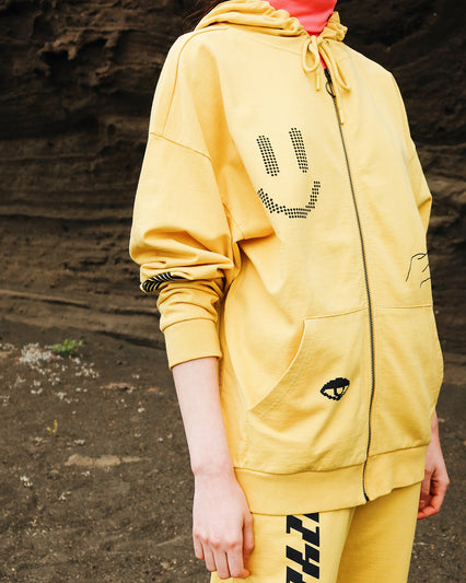 Lazy Oaf Information Technology Zip Up Hoodie