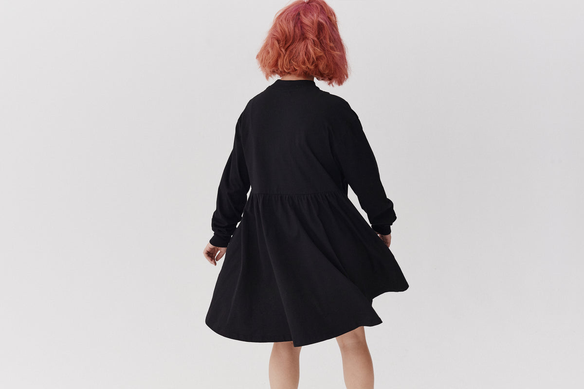 LO Black Sally Sack Dress