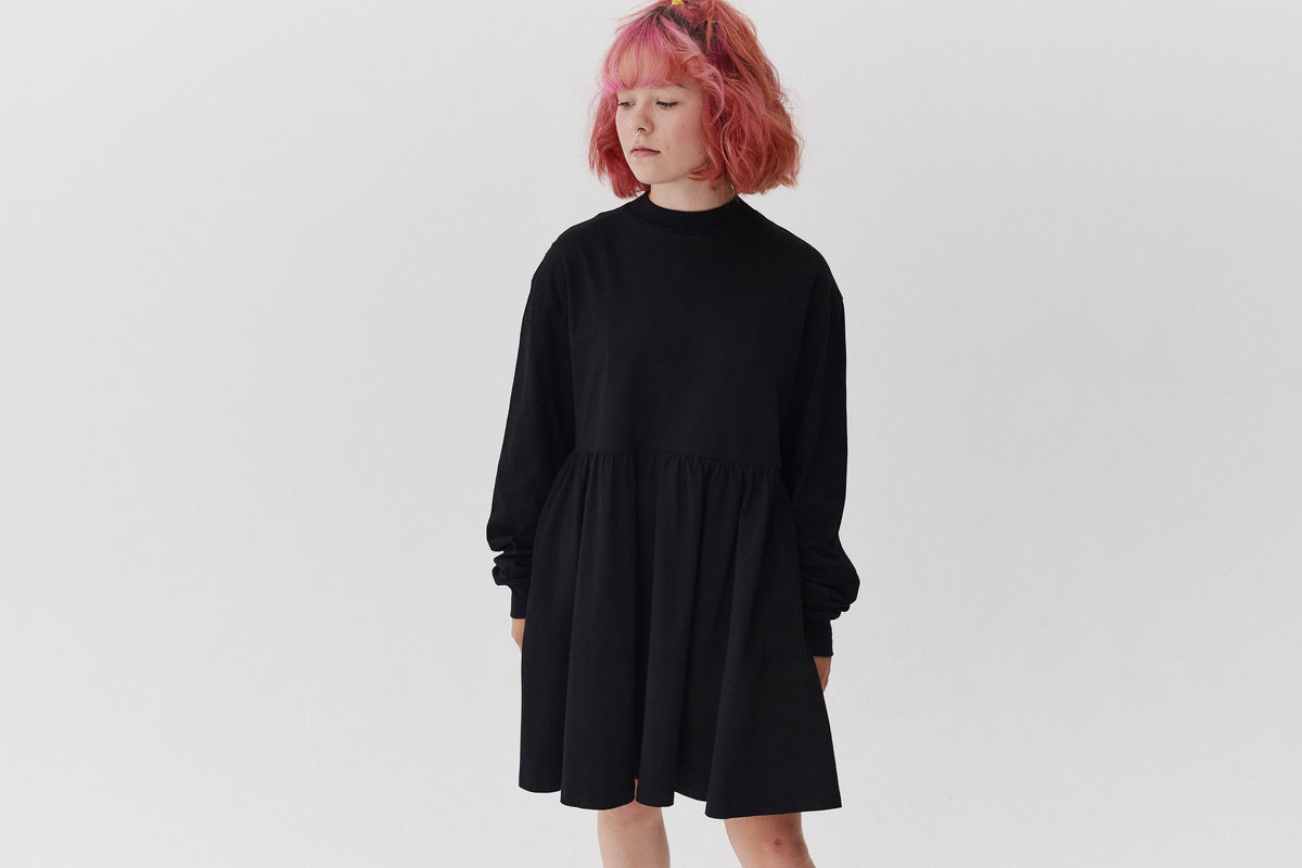 LO Black Sally Sack Dress