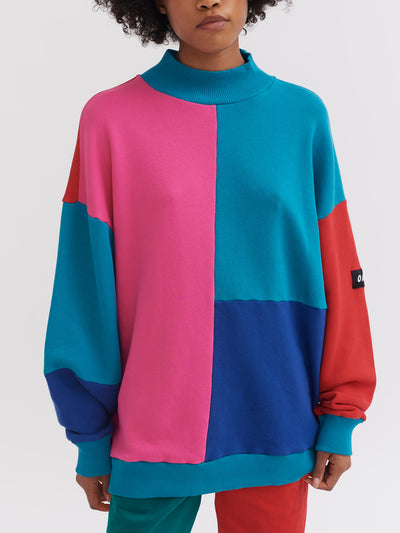 Lazy Oaf Cut & Colour Sweatshirt