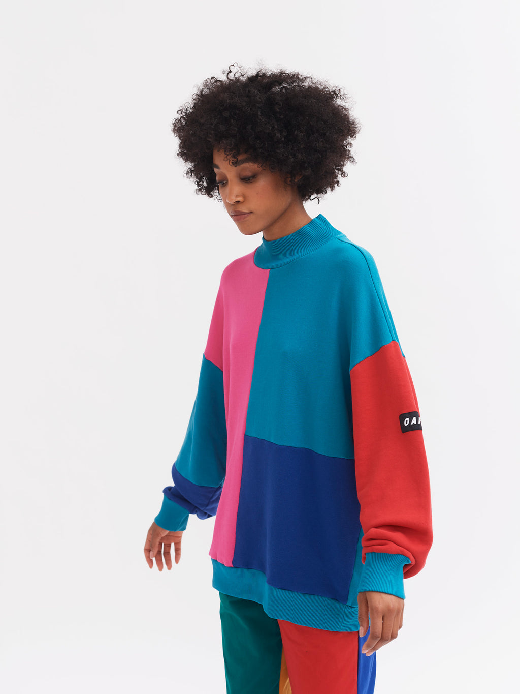 Lazy Oaf Cut & Colour Sweatshirt
