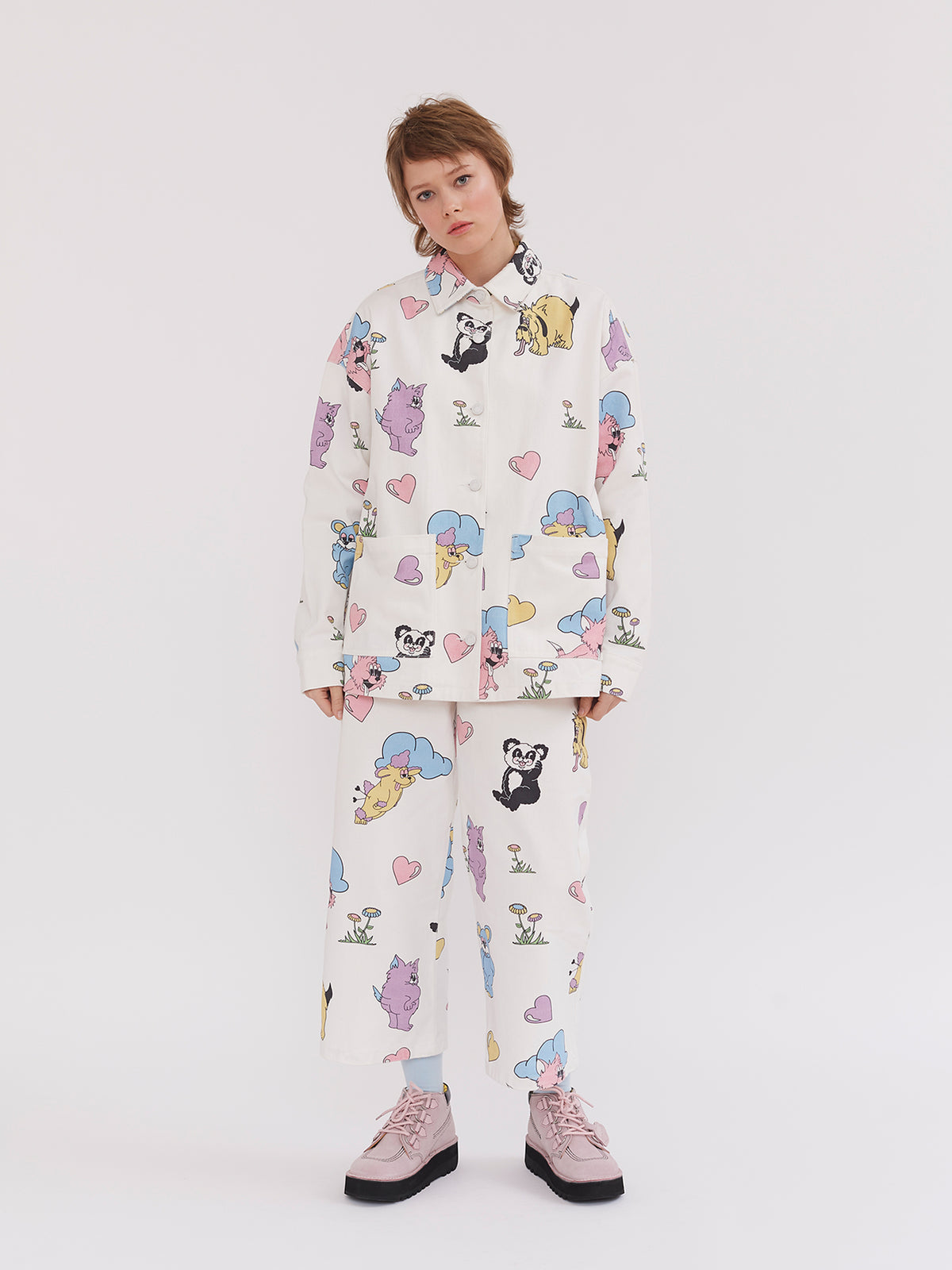 Lazy Oaf Crazy in Love Work Jacket