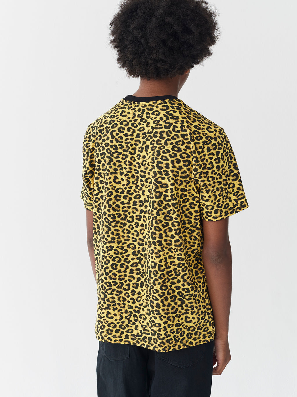 Lazy Oaf Cyber Yellow Leopard Print T-Shirt