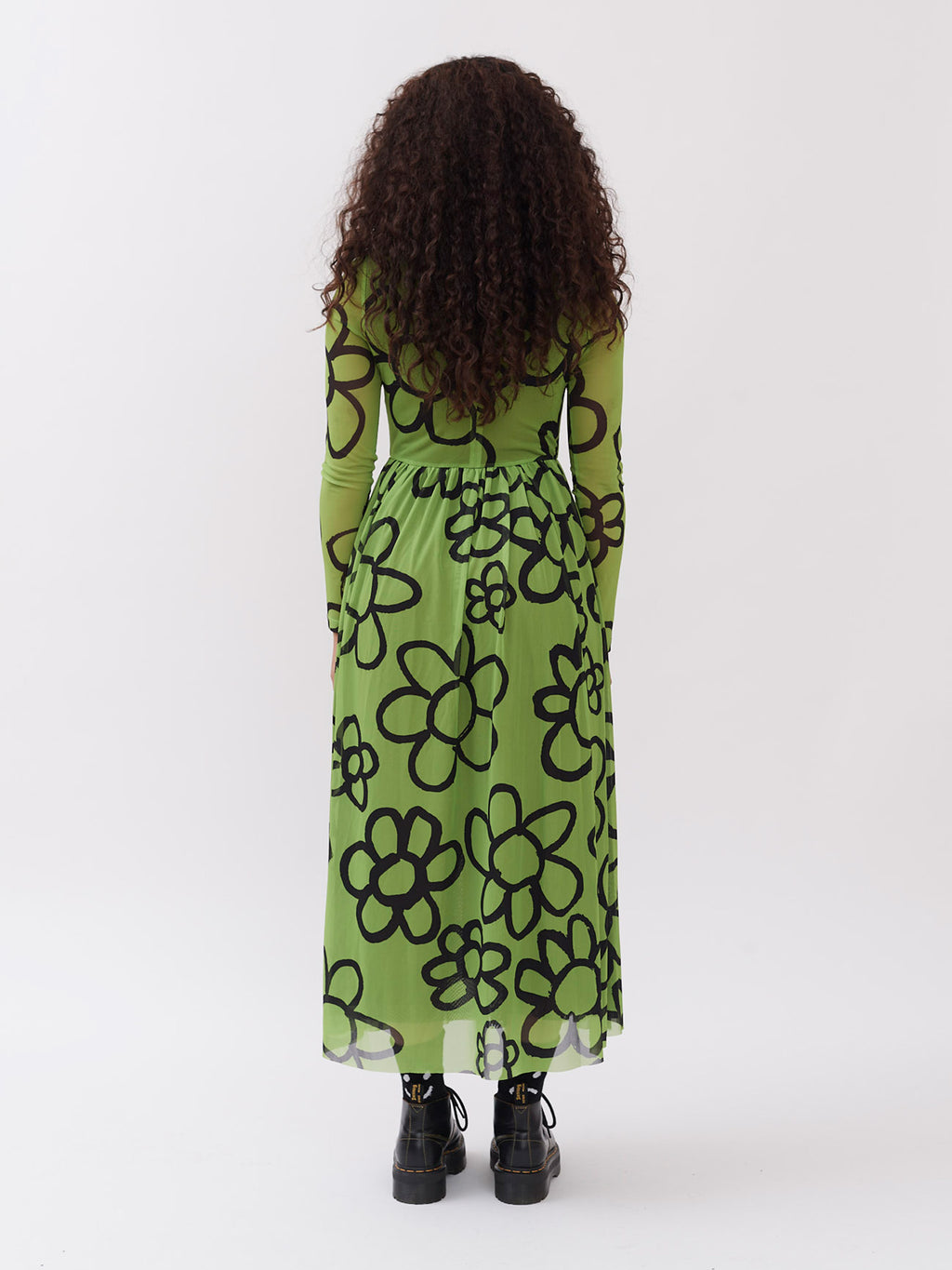 Lazy Oaf Daisy Chain Mesh Dress