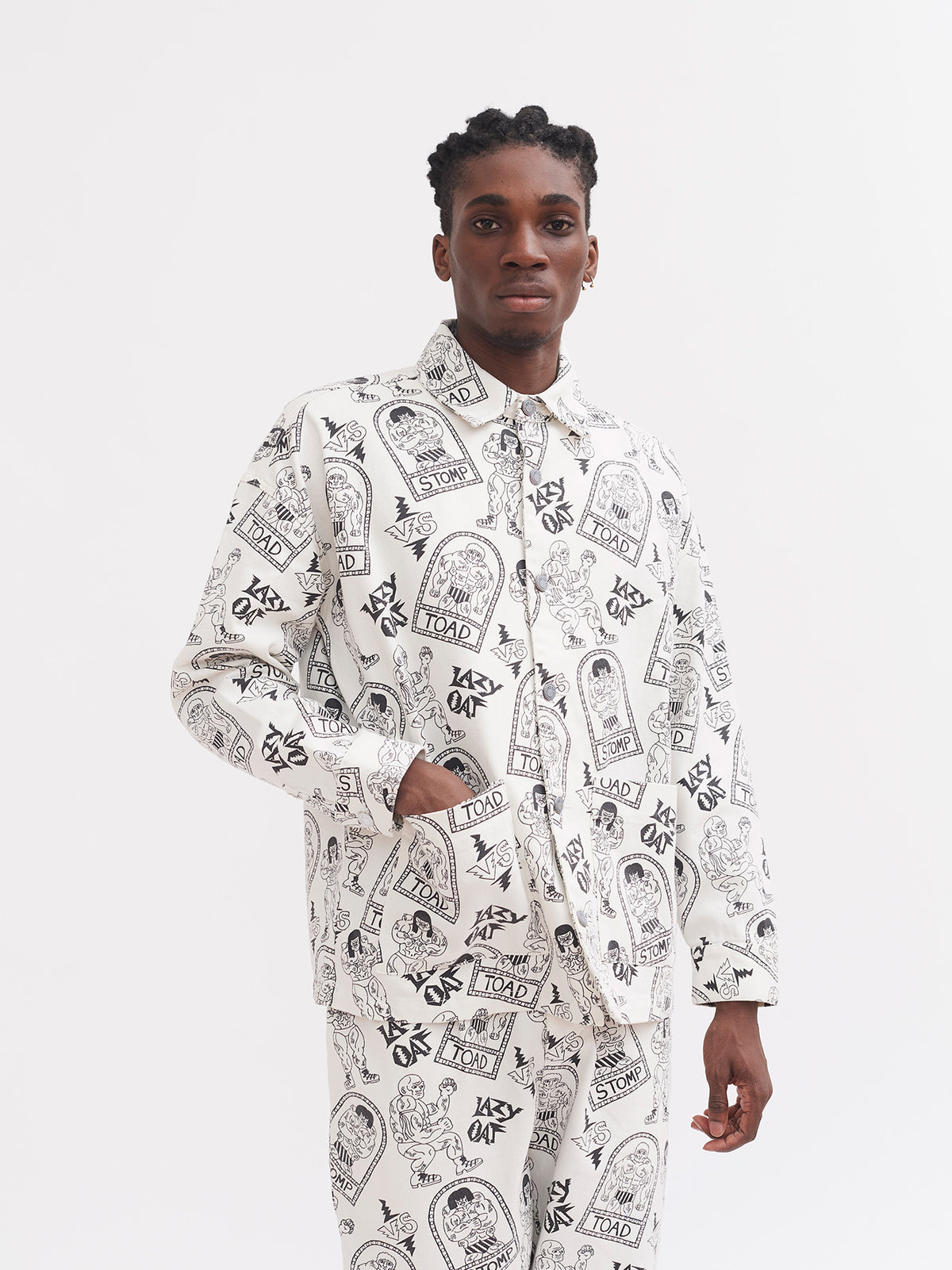 Lazy Oaf Fighting Time Chore Jacket