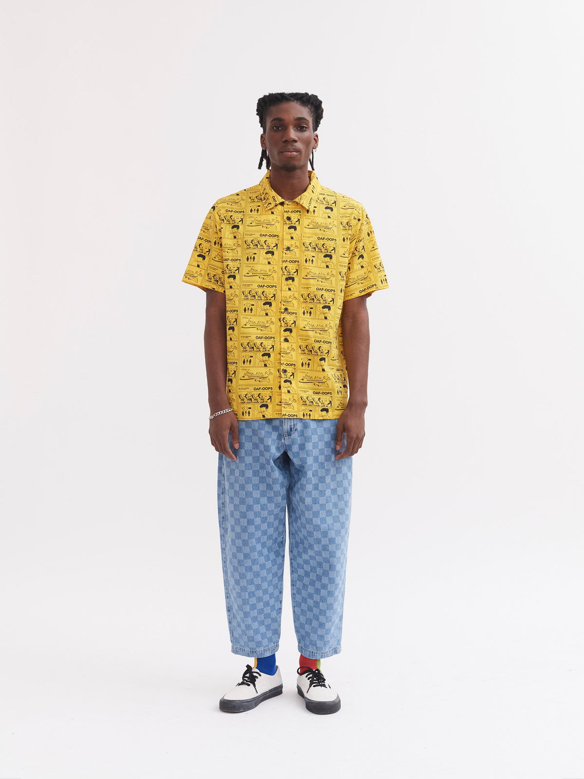 Lazy Oaf For Your Safety Only Bowling Shirt