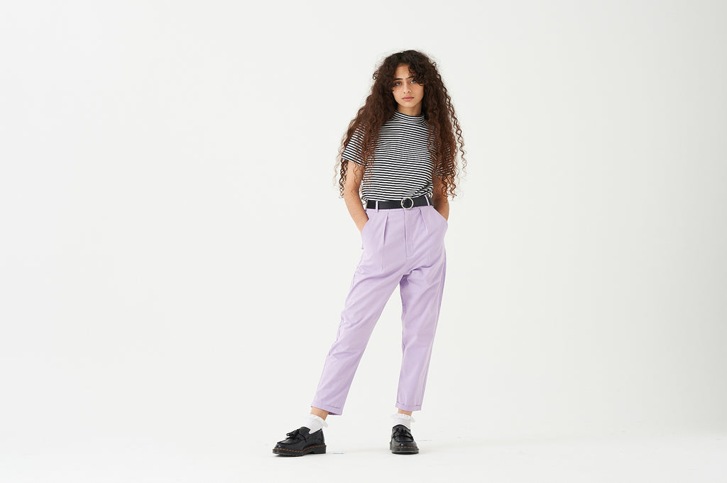 LO Lilac Peggy Trousers