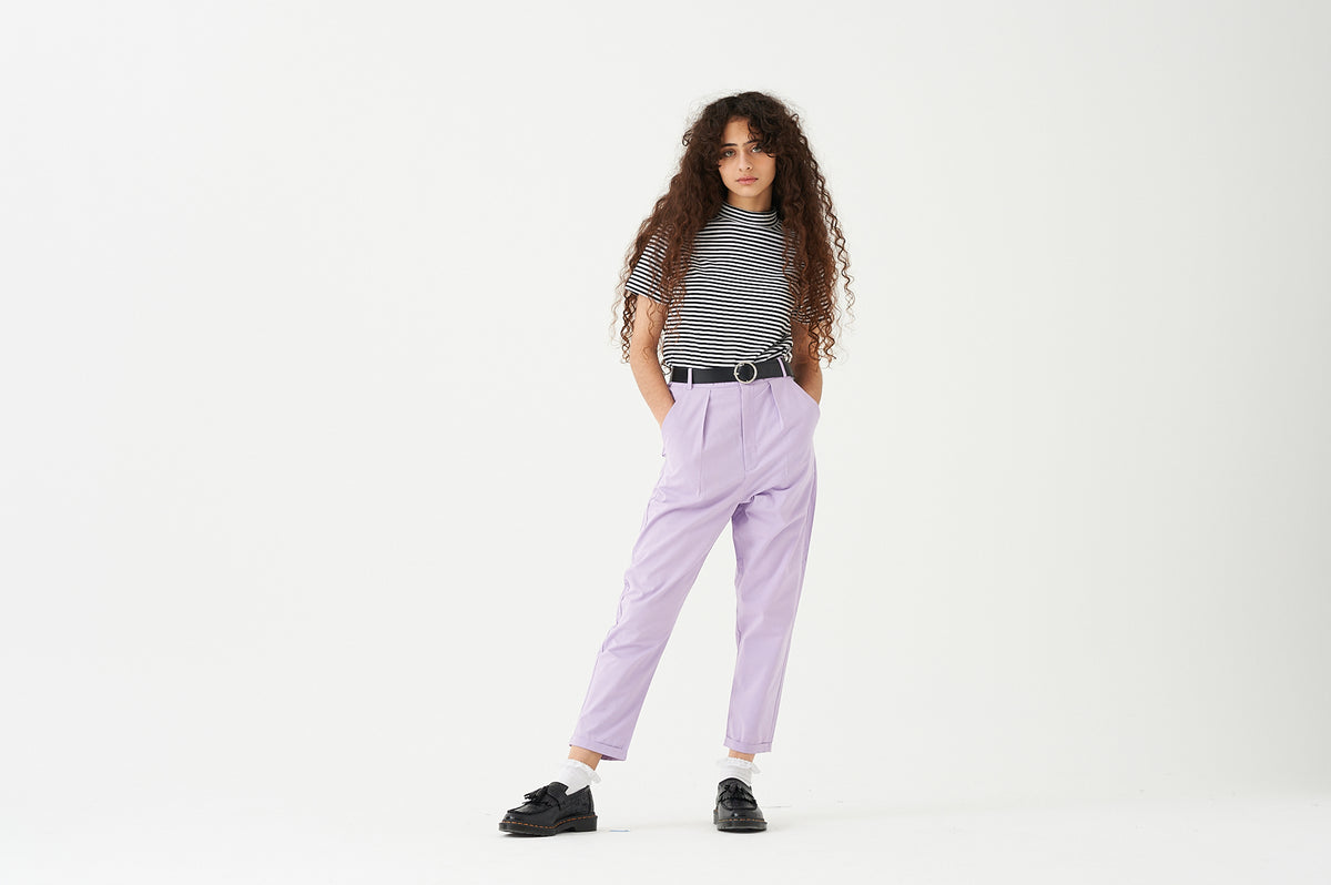 LO Lilac Peggy Trousers