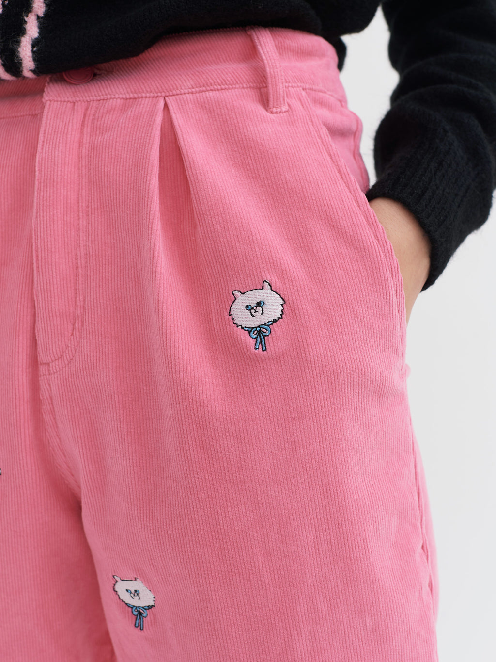 Lazy Oaf Little Kitty Cord Pants - Main Image