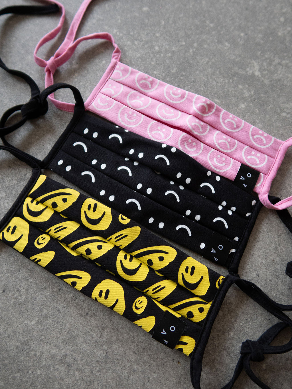 Lazy Oaf Squish Face Print Face Mask