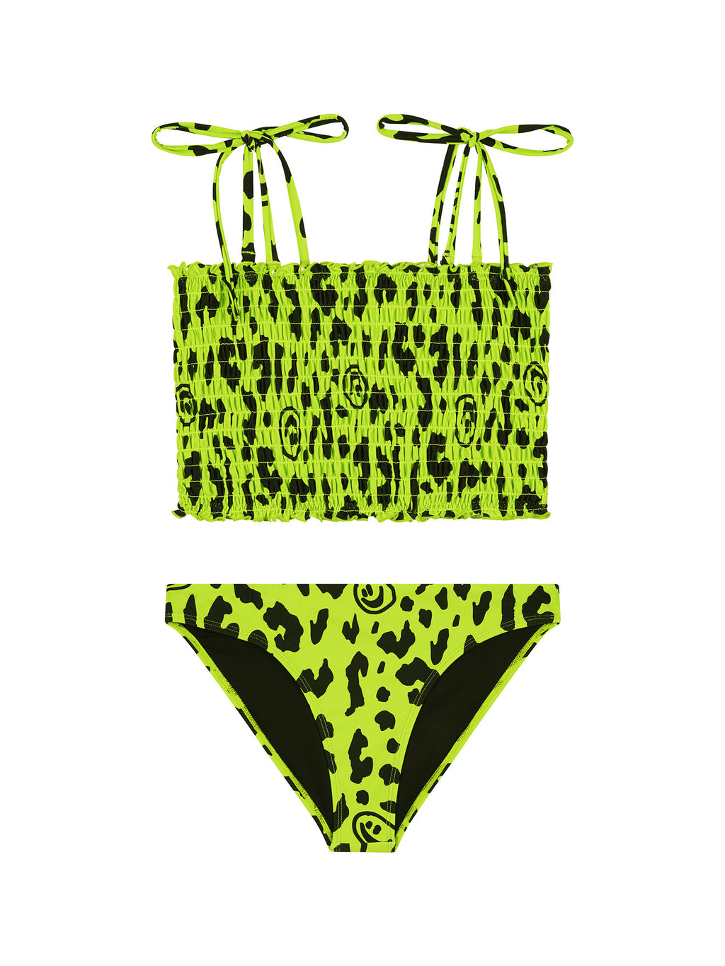 Lazy Oaf Limey Leopard Bikini Top