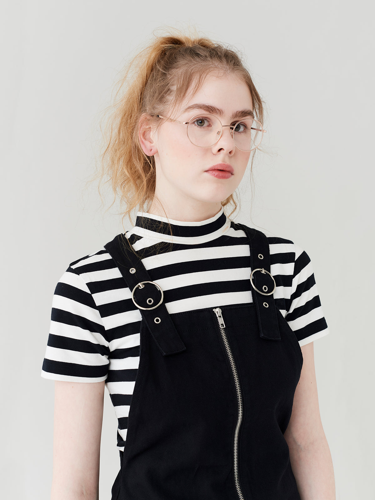 LO Zip Pinafore Dress