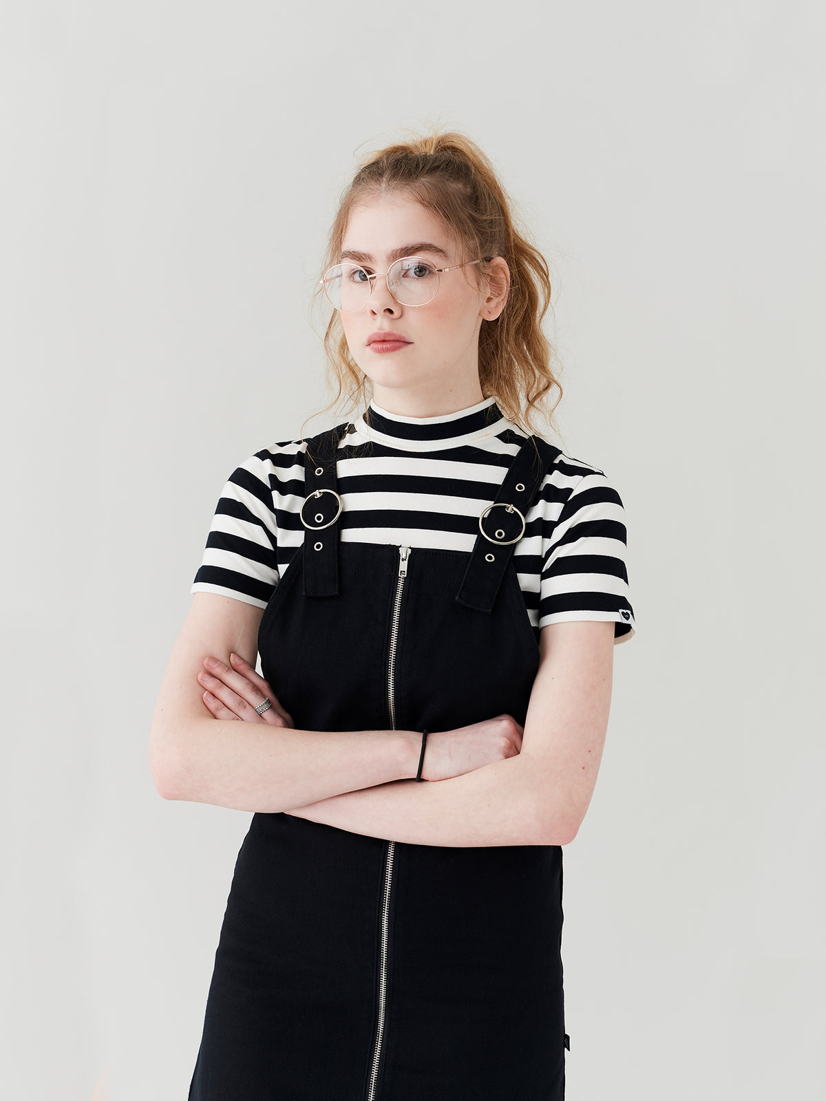 LO Zip Pinafore Dress