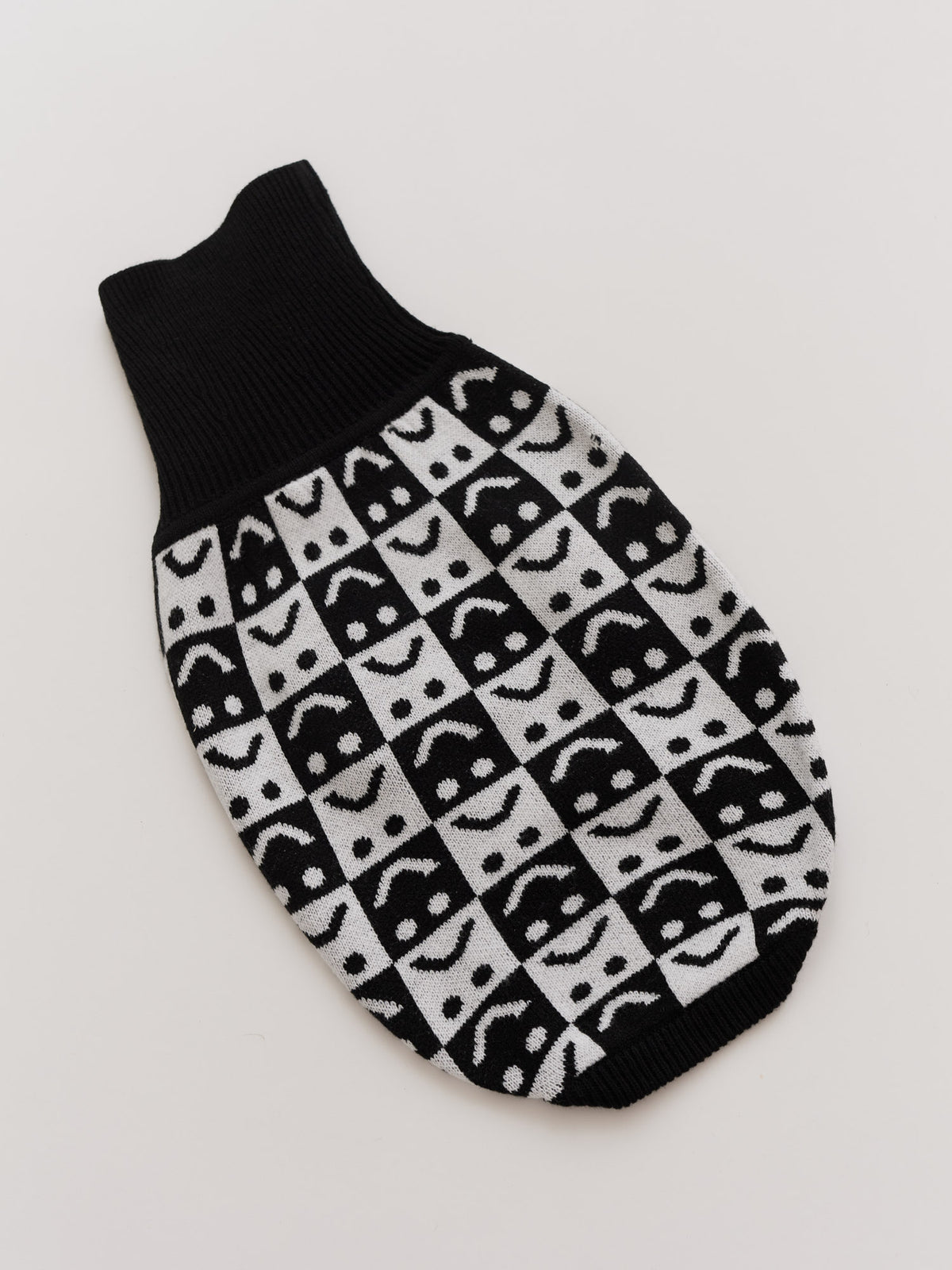 Happy Sad Checkerboard Dog Jumper