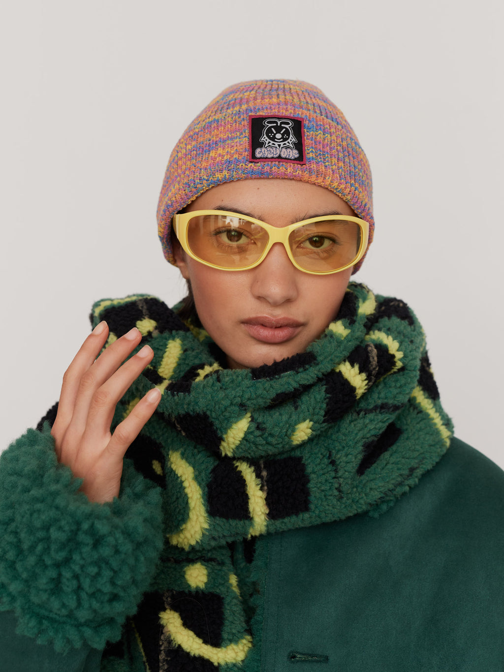 Multicoloured Knit Beanie