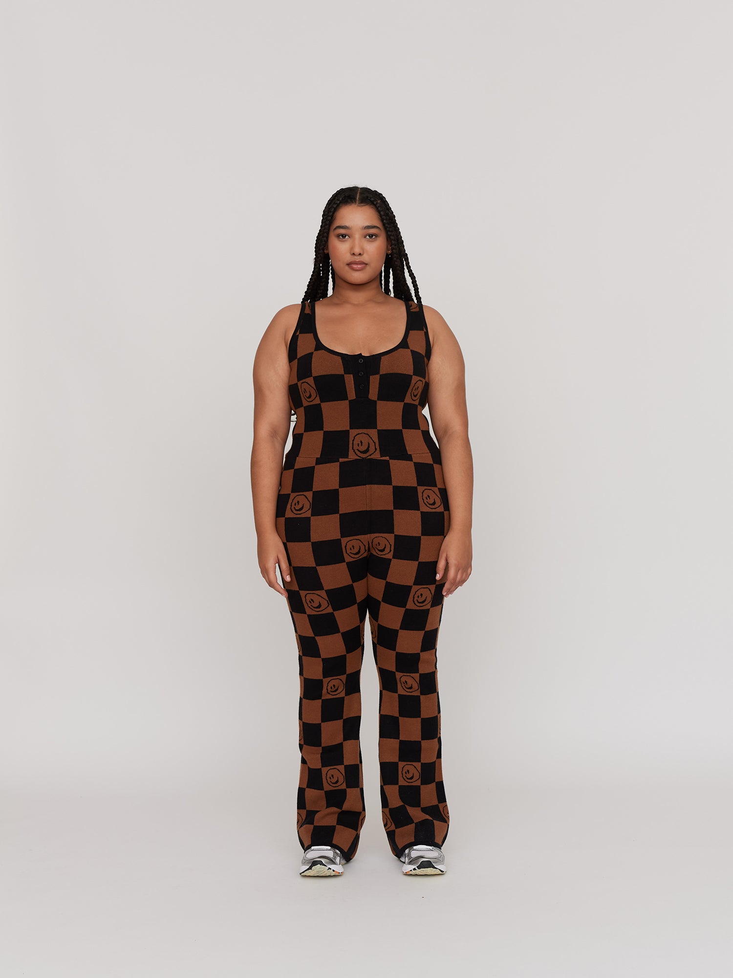 Denim Jumpsuit Tesco F And F Jumpsuit Squish Face Chequered Romper