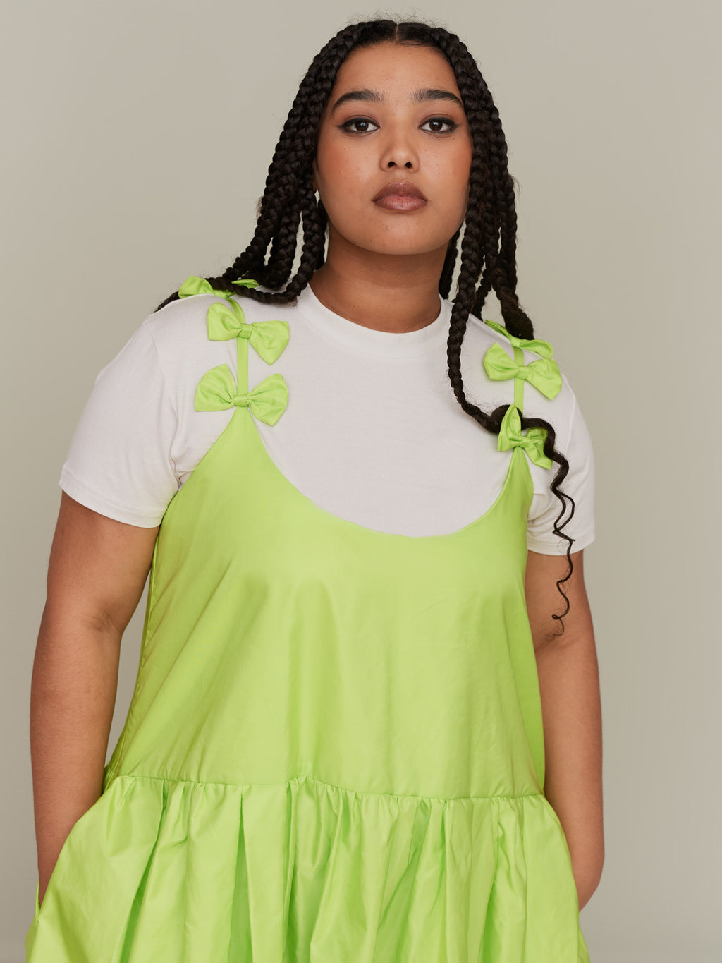 G.E.M Acid Lime Party Dress Lazy Oaf G.E.M Acid Lime Party Dress Lazy Oaf