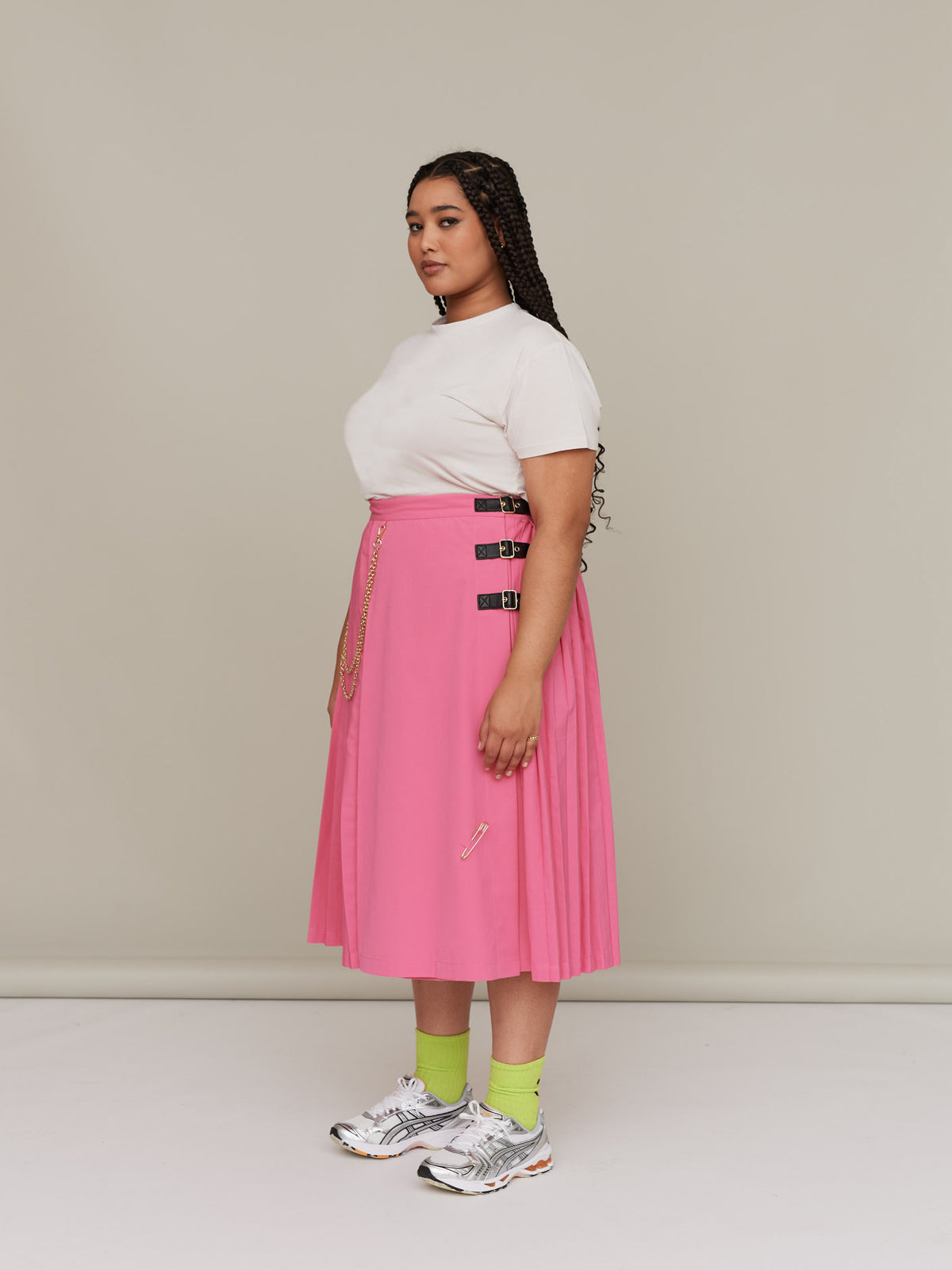 G.E.M Punk & Pink Kilt Skirt