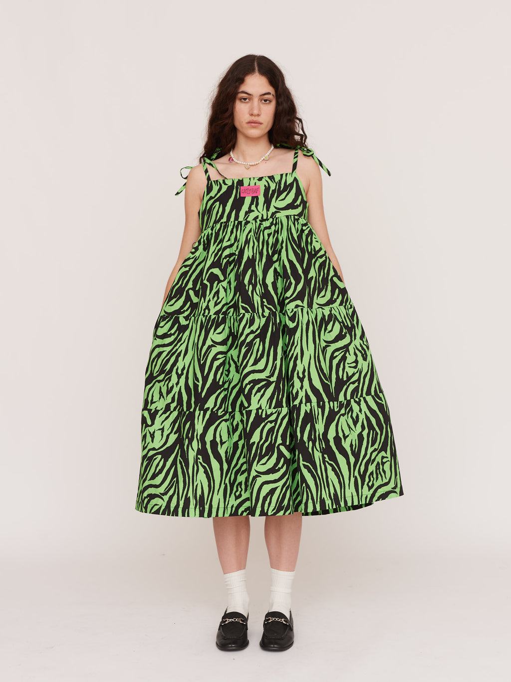 Lazy Tiger Smock Dress Lazy Oaf Lazy Tiger Smock Dress Lazy Oaf