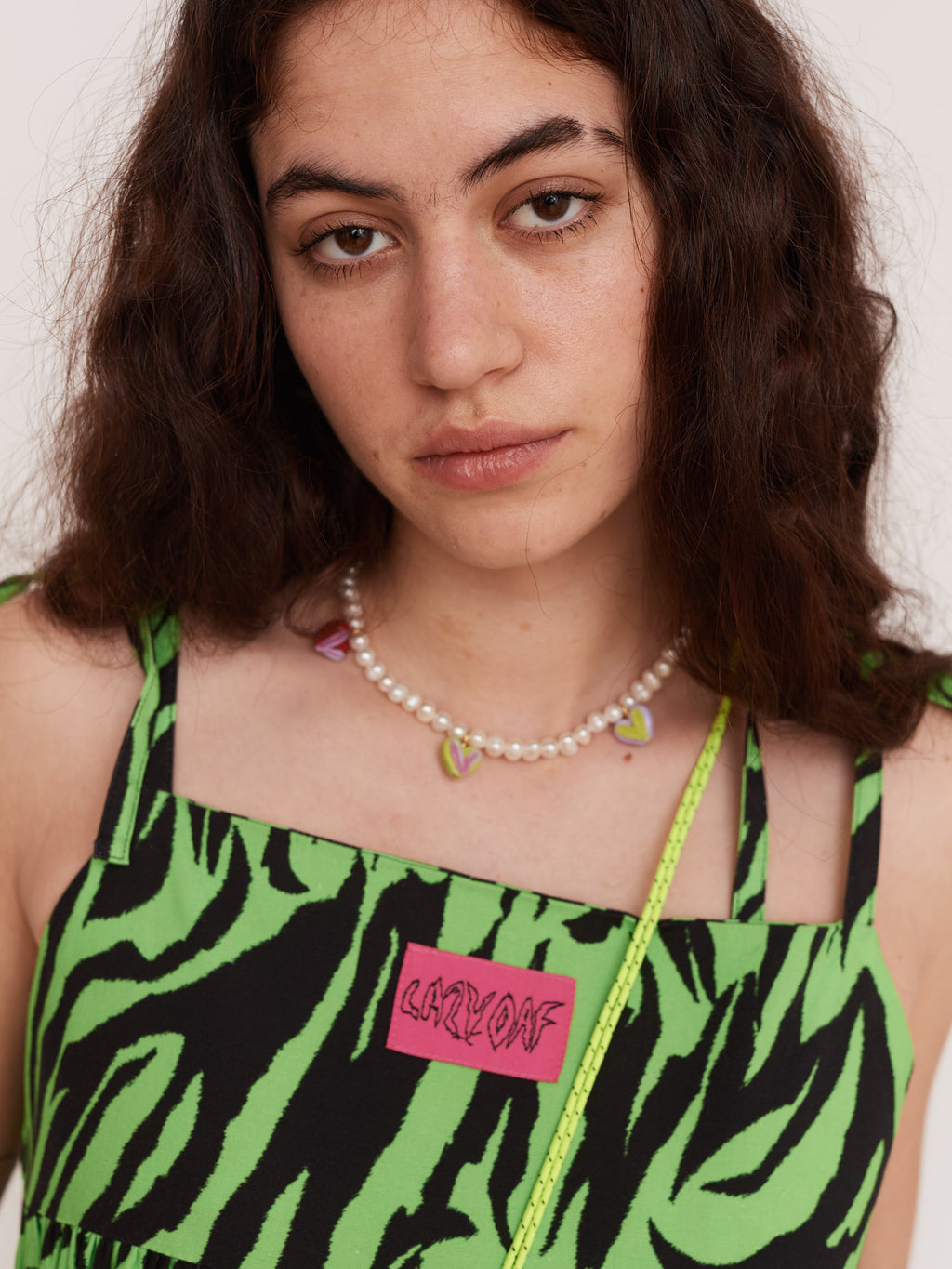Lazy Tiger Smock Dress Lazy Oaf Lazy Tiger Smock Dress Lazy Oaf