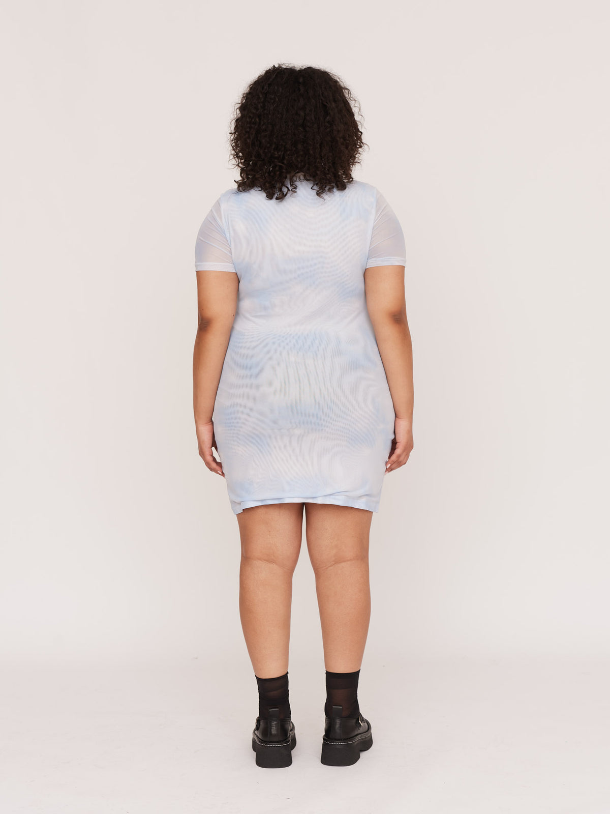 Love Birds Fitted Mini Dress