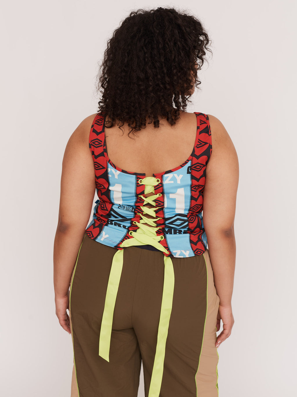 Ankara and Lace Mixed Corset Jumpsuit, African Print Jumpsuit
