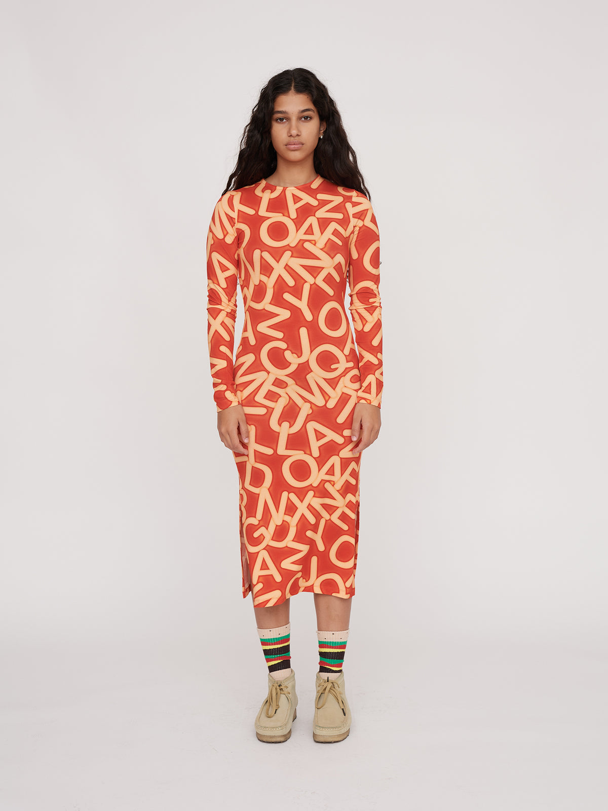 Alphabetti Fitted Dress