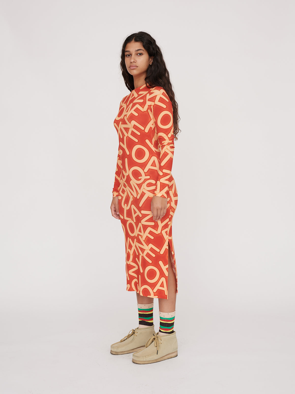 Alphabetti Fitted Dress