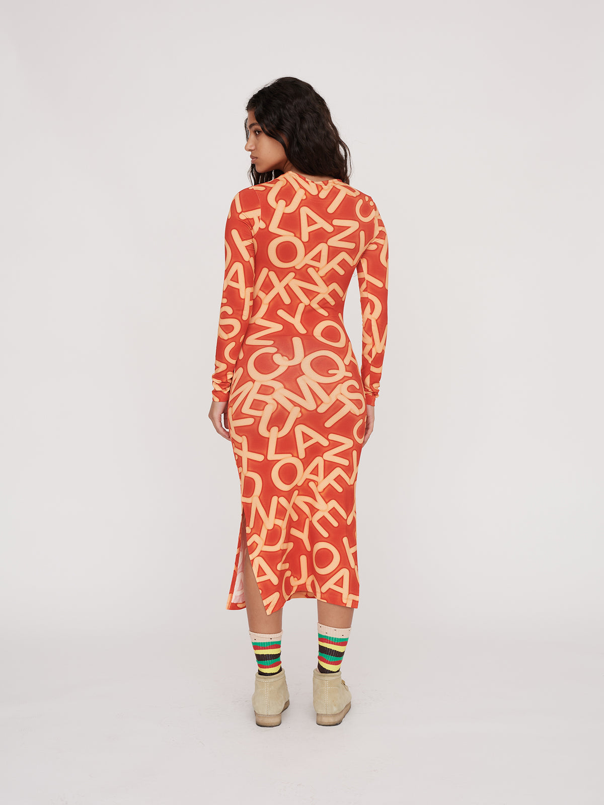 Alphabetti Fitted Dress