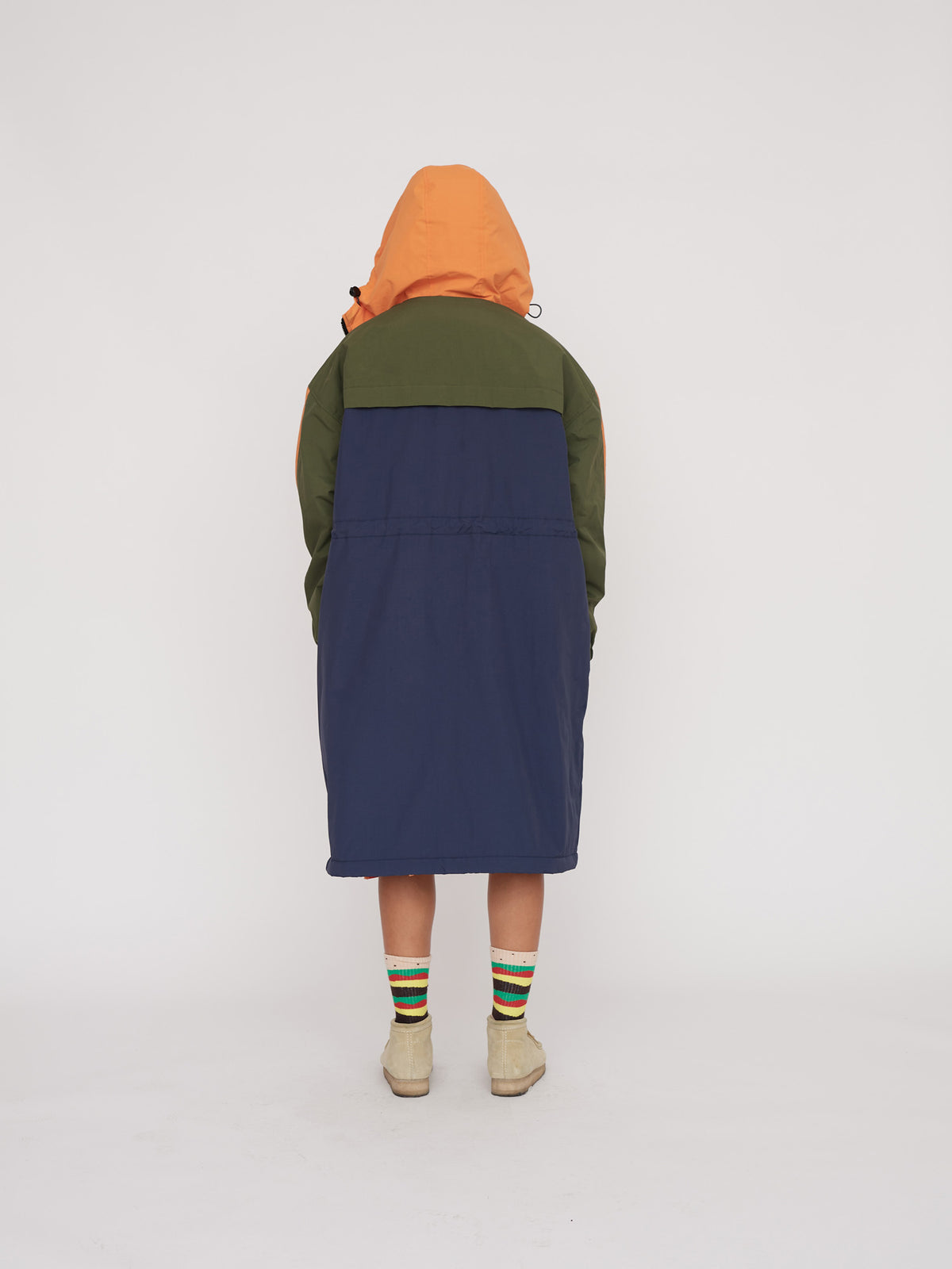 Panelled Oversized Parka