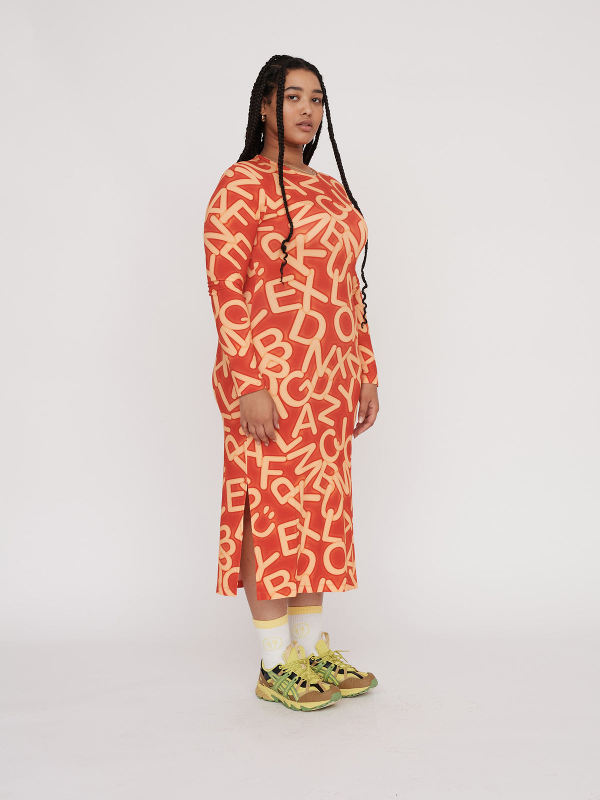 Alphabetti Fitted Dress