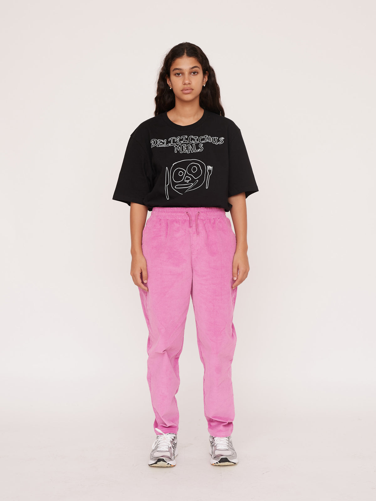 Pink Custard Cord Pants