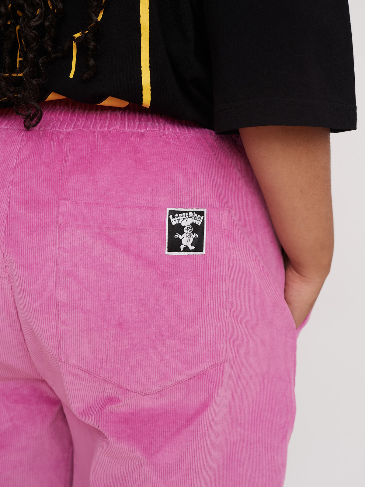Pink Custard Cord Pants