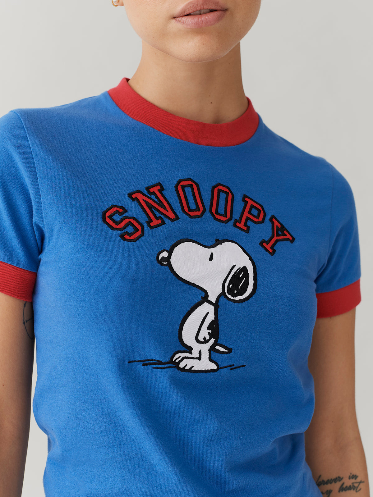 Lazy Oaf x Peanuts Snoopy Varsity T-Shirt