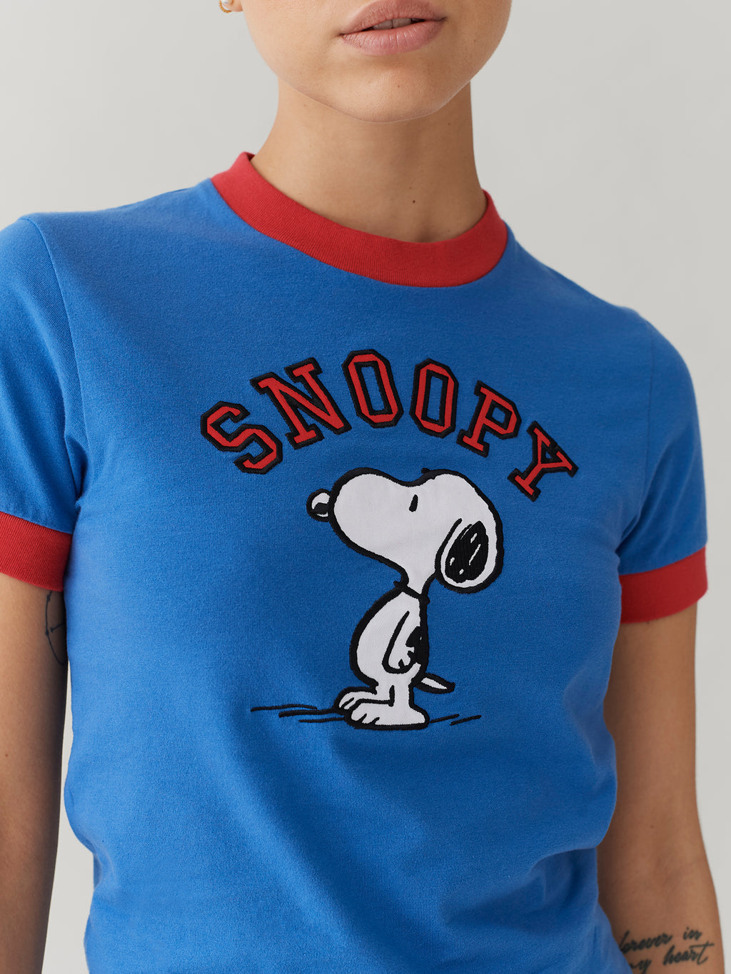 Lazy Oaf x Peanuts Snoopy Varsity T-Shirt