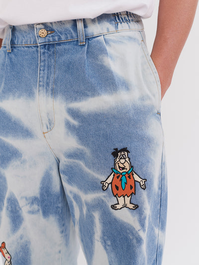 Lazy Oaf x The Flintstones Unisex Bedrock Jeans