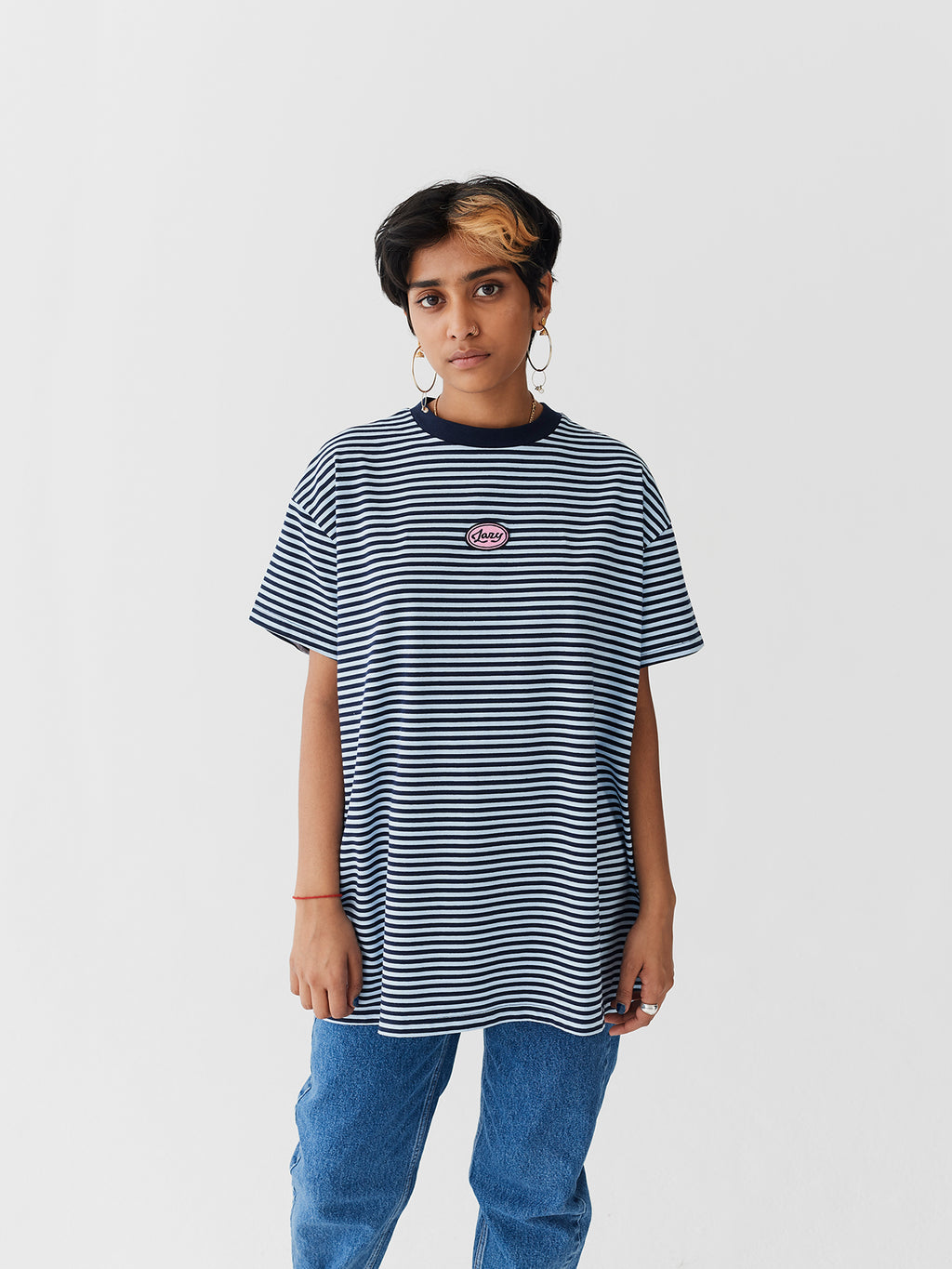 Lazy Oaf Lazy Stripe Oversized T-Shirt