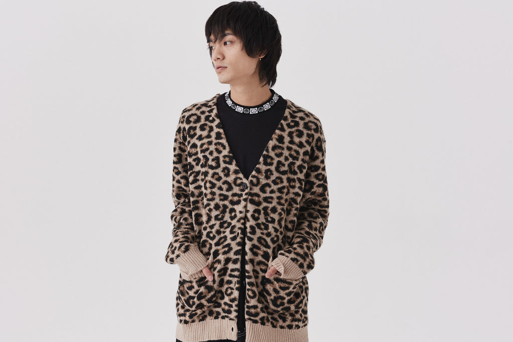 Lazy Oaf Hairy Leopard Cardigan
