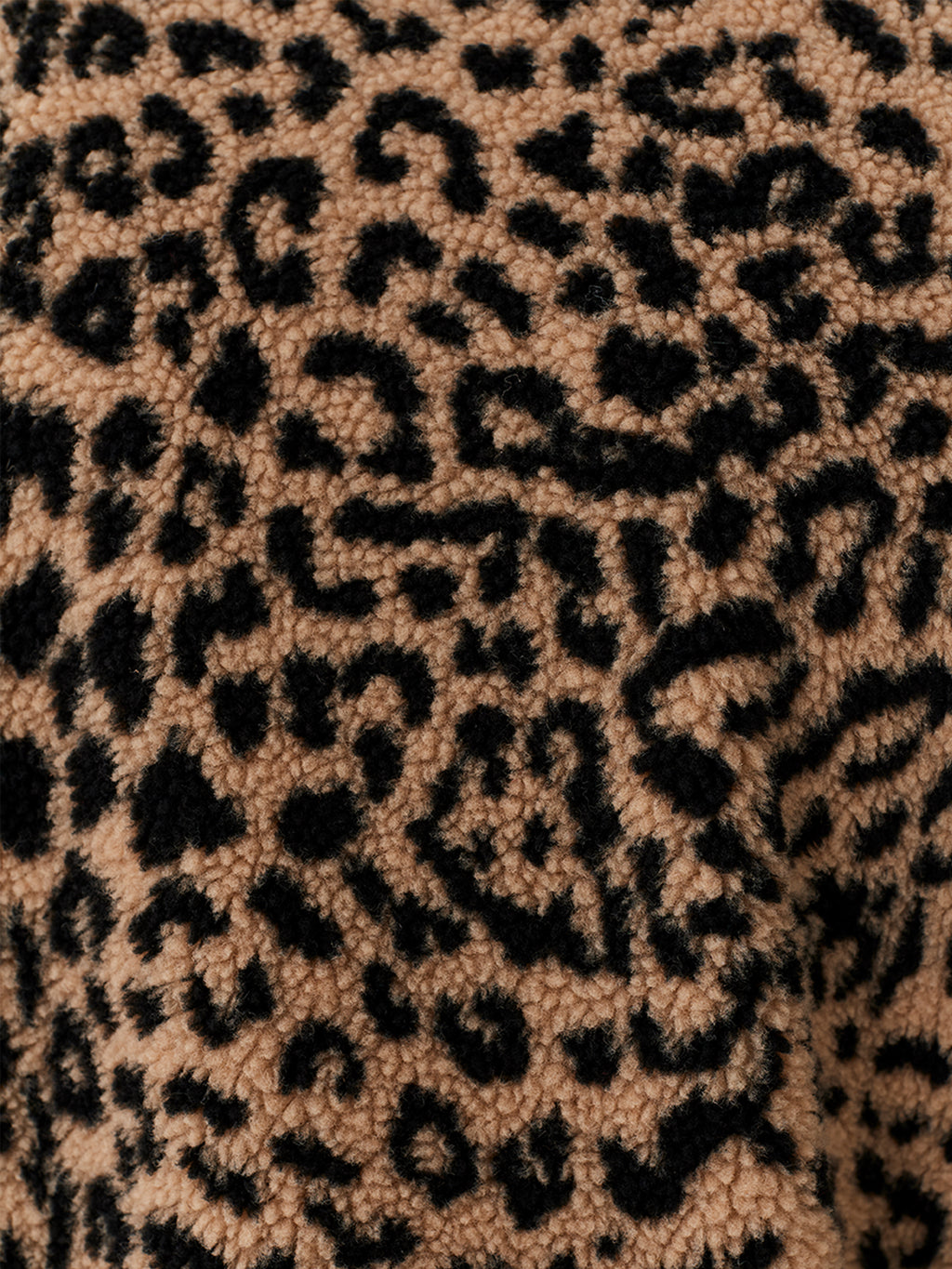 Lazy Oaf Leopard Half Zip Fleece