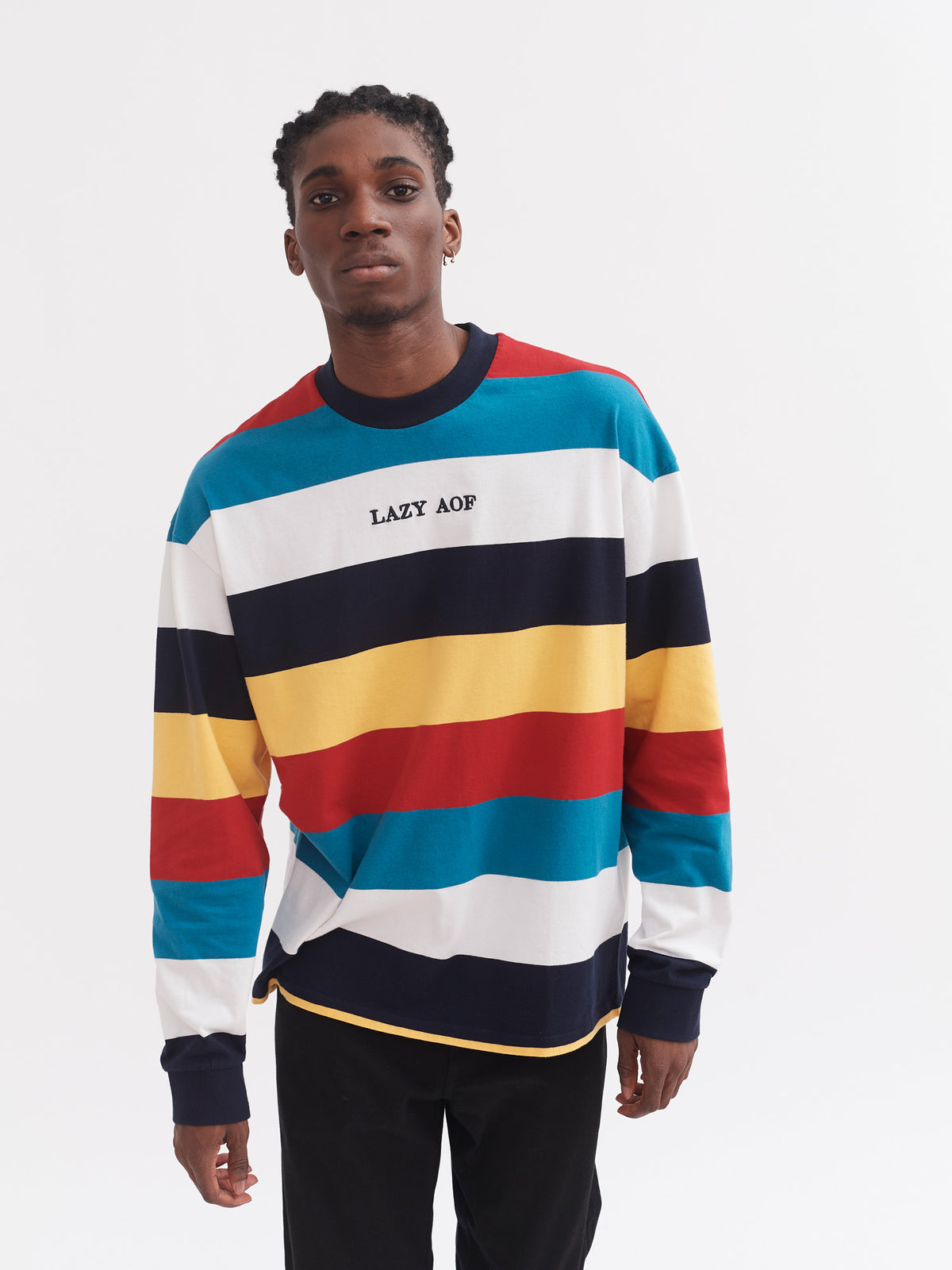 Lazy Oaf Oops Stripey Long Sleeve T-Shirt