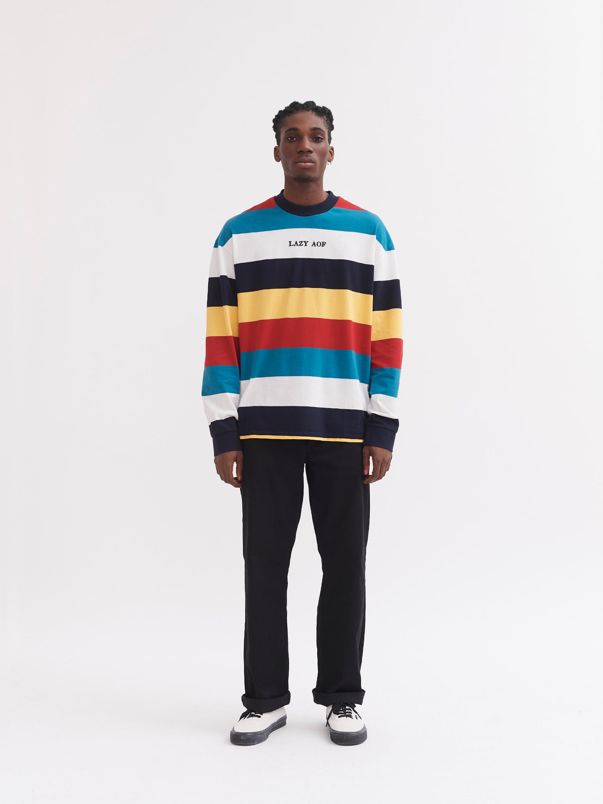 Lazy Oaf Oops Stripey Long Sleeve T-Shirt