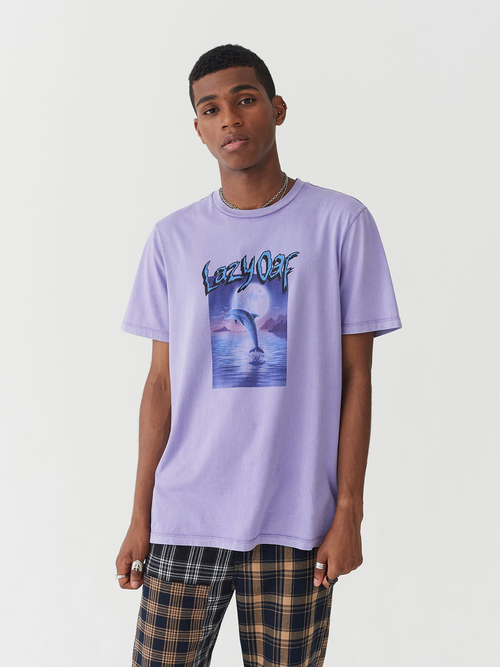 Lazy Oaf Over The Moon Dolphin T-Shirt