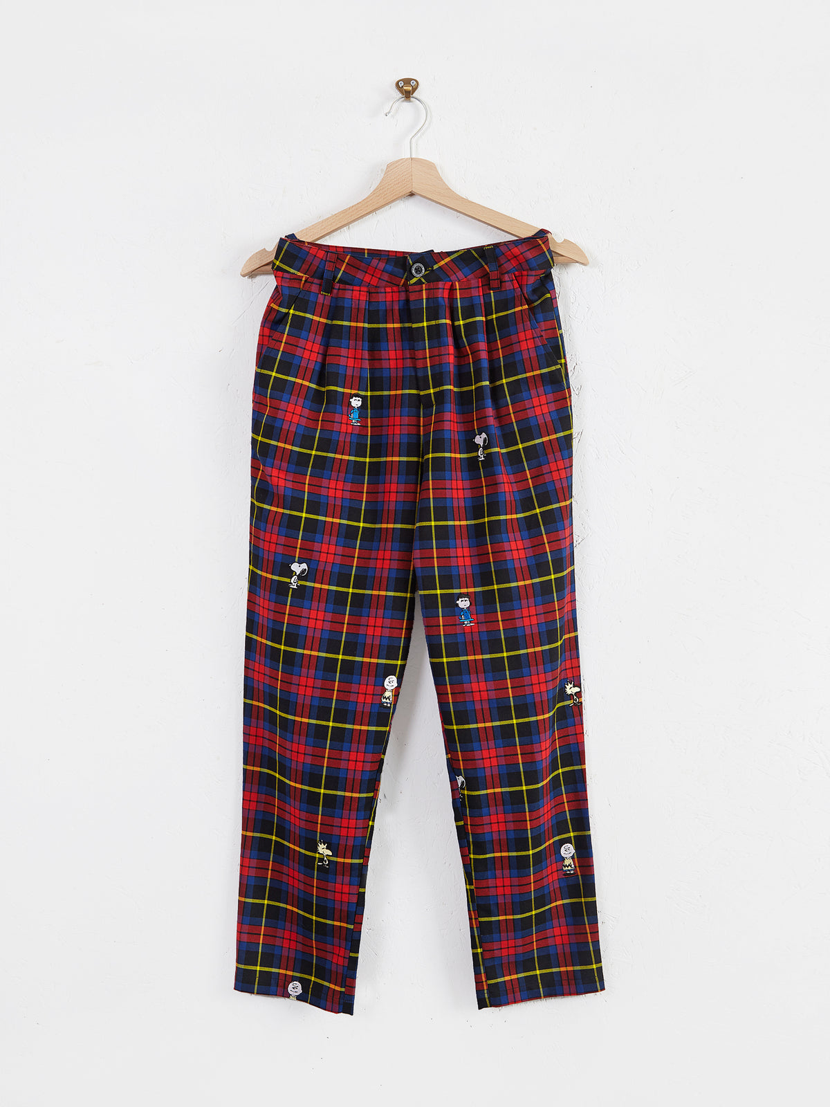 Lazy Oaf x Peanuts Character Repeat Check Pants