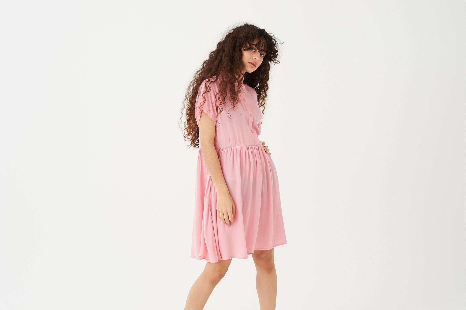 lazy oaf pink dress Lazy Oaf Women Animal Polo Dress (pink)