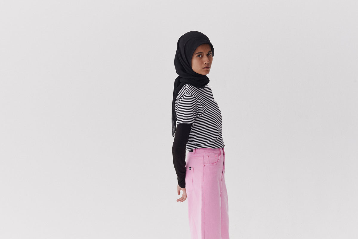 LO Stripe Fitted Tee