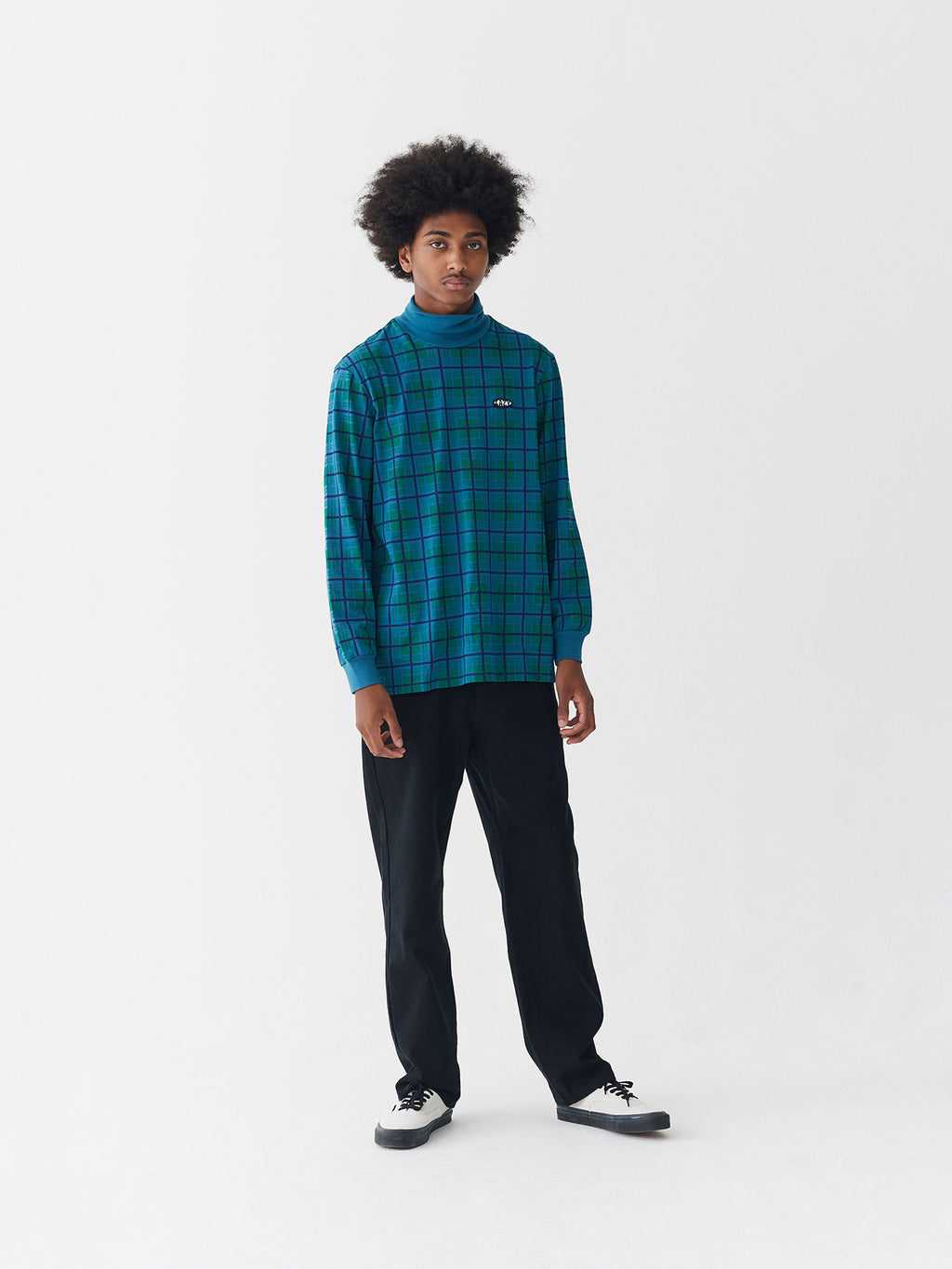 Lazy Oaf Tripped Out Check Long Sleeve T-Shirt
