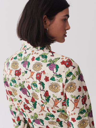 Lazy Oaf Vegetable Patch Fitted Shirt