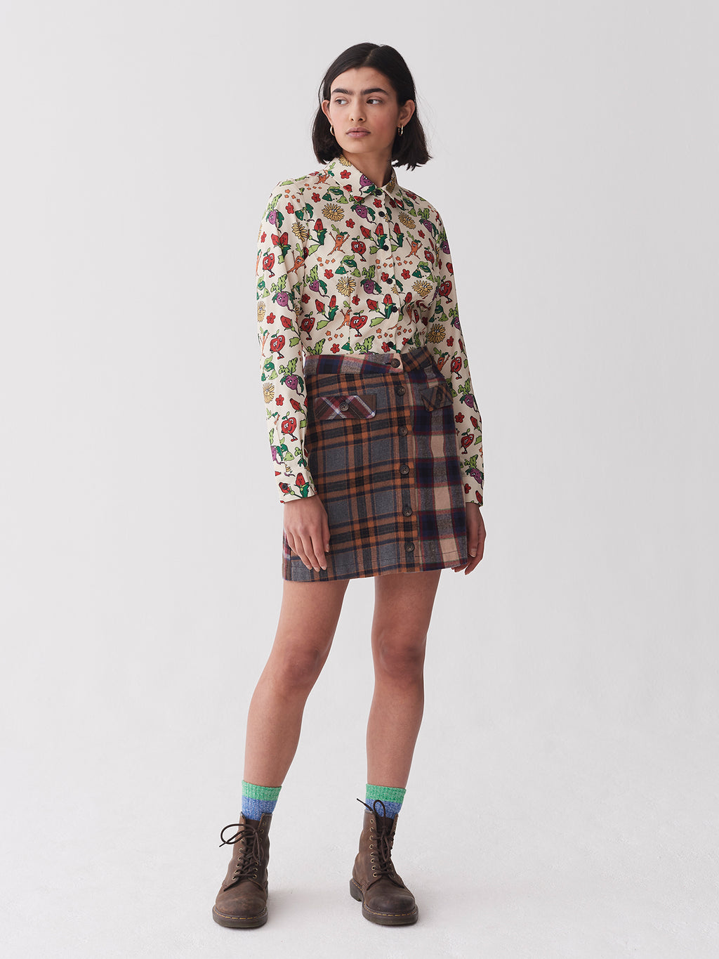 Lazy Oaf Vegetable Patch Fitted Shirt